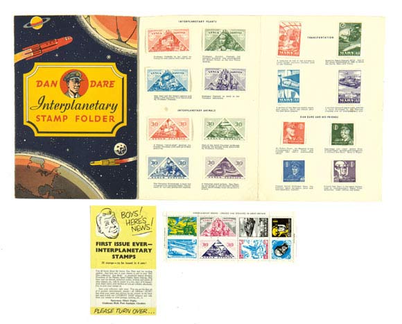 Dan Dare Interplanetary Stamp Folder